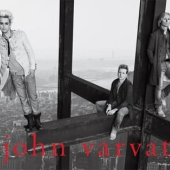 JOHN VARVATOS Dk Brown Long 100% Cashmere Sweater XL $298 - Picture 6 of 6